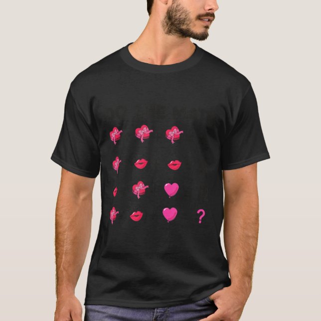 6 7 Meme Six Seven Do The Math Teacher Valentines  T-Shirt (Vorderseite)