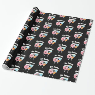 6 7 Meme Six Seven Party-Geschenkpapier Geschenkpapier