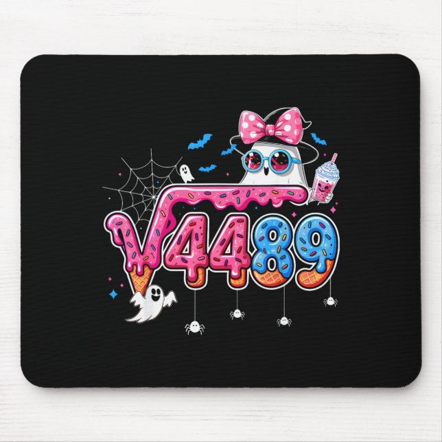 6 7 Meme Square Root 4489 Slang Math Teacher Hallo Mousepad (Vorne)