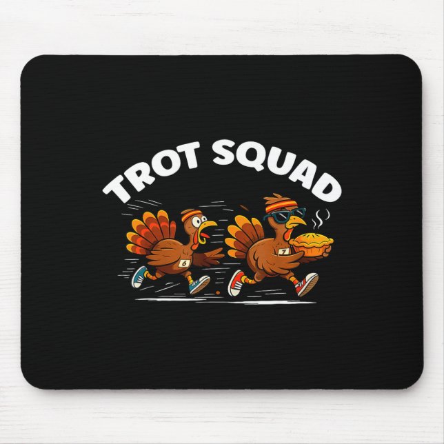 6 7 Meme Thanksgiving Turkey Running Costume Turke Mousepad (Vorne)