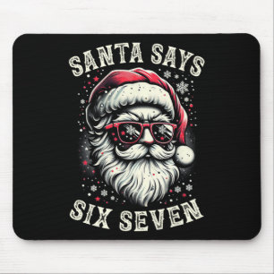 6-7 Meme Weihnachten Santa Sechs Sieben Gehirn Fäu Mousepad