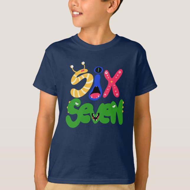6 7 Monster T-Shirt (Vorderseite)