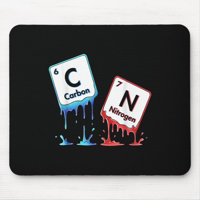 6 7 Periodensystem Meme Wissenschaft Chemie6 7 Per Mousepad (Vorne)