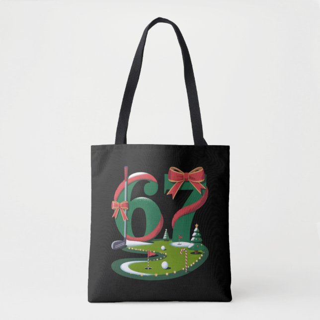 6 7 Sechs Sieben Golf Gen Z Alpha Meme Weihnachten (Vorderseite)