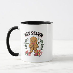 6 7 Sechs Sieben Hand Gen Z Alpha Lebkuchen Meme Tasse