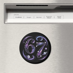 6 7 Sechs Sieben Kosmische Astrologie Gen Z Alpha Magnet