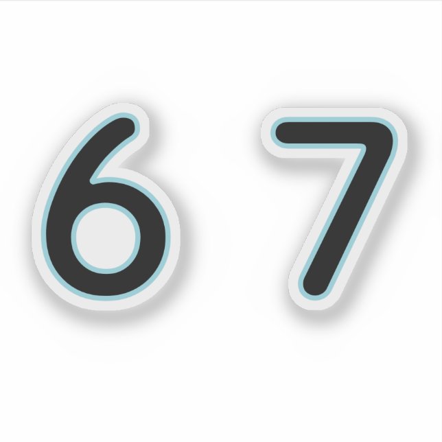 6 7 Six Seven Epic Lit  Aufkleber (Vorderseite)