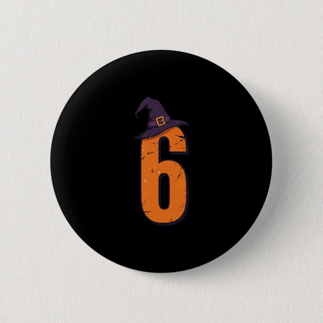 6 7 Six Seven Meme Couple Matching Halloween Costu Button (Vorderseite)