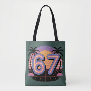 6 7 Six Seven Vaporwave Gen Z Alpha Meme