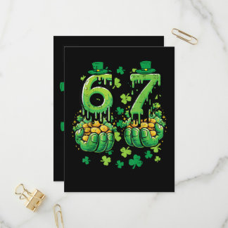 6 7 St Patricks Day Einladungspostkarte
