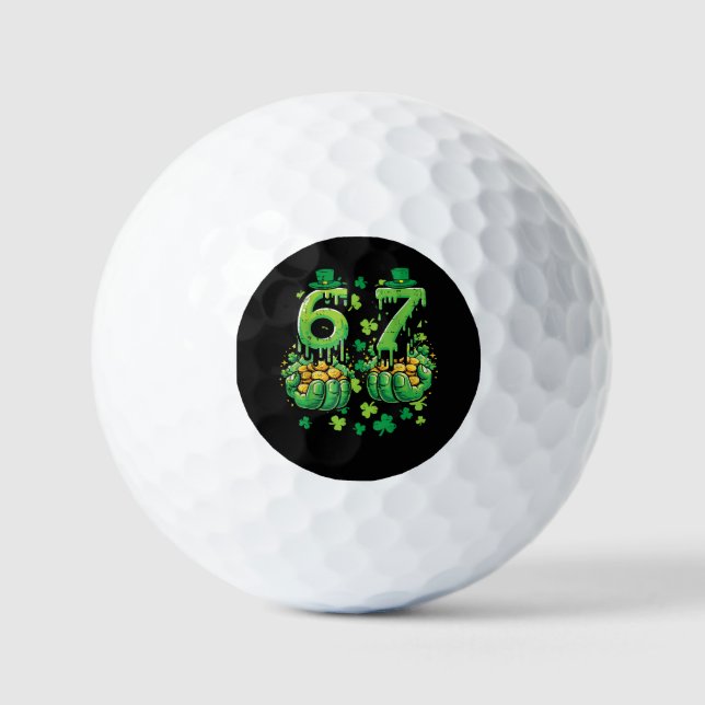 6 7 St Patricks Day Golfball (Vorderseite)