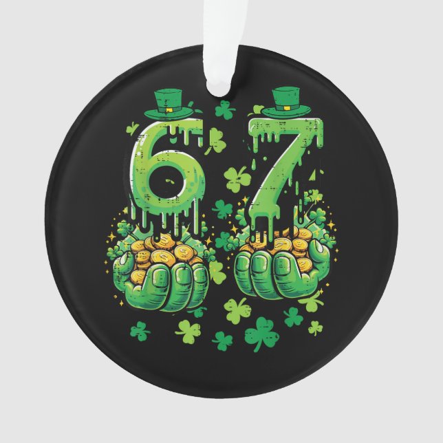 6 7 St Patricks Day Ornament (Vorderseite)