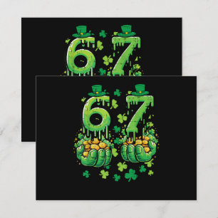 6 7 St Patricks Tag Einladung