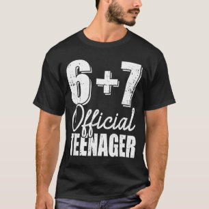 6 + 7 Teenager 13. Geburtstag  T-Shirt