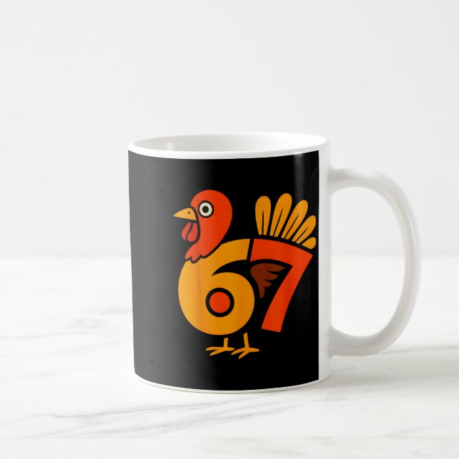 6 7 Thanksgiving For Kids Turkey Thanksgiving 67 T Kaffeetasse (Rechts)