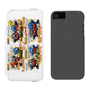 6’7” Vital für das Überleben Chemie-Elemente Incipio Watson™ iPhone 5 Geldbörsen Hülle
