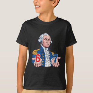 6 7 Washington Lustiges 67 Kostüm Meme Six Seven K T-Shirt