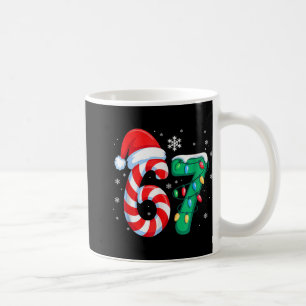 6 7 Weihnachten Lustig Sechs Sieben 67 Meme Männer Kaffeetasse