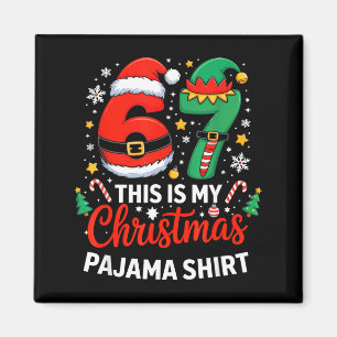 6 7 Weihnachten Sechs Sieben Meme Mein Weihnachten Magnet