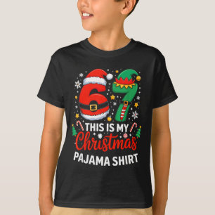 6 7 Weihnachten Six Seven Meme Mein Weihnachten Py T-Shirt
