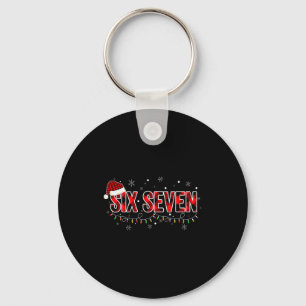 6 7 Weihnachten Six Seven Xmas 67 Frohe Weihnachte Schlüsselanhänger