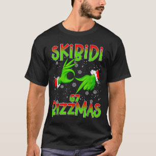 6 7 Weihnachten Skibidi Rizzmas 67 Meme Gen Alpha T-Shirt