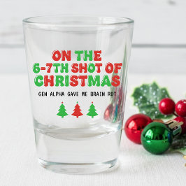 6-7. Weihnachtsschuss Gehirn Fäulnis Lustiger Feie Schnapsglas