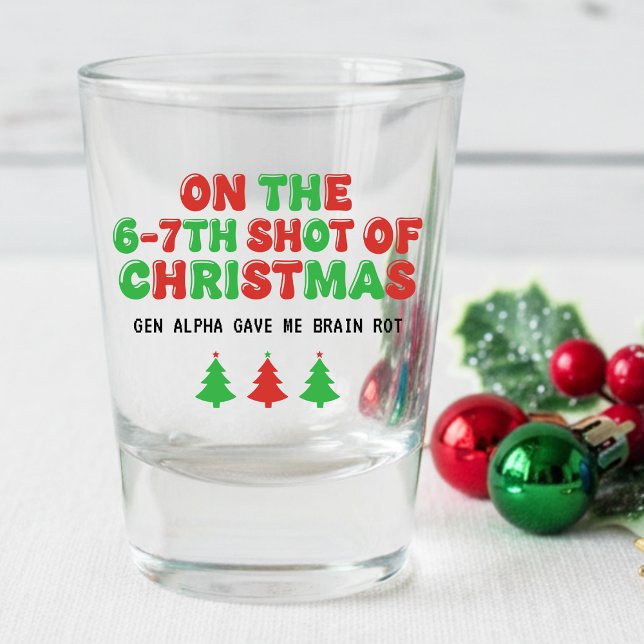 6-7. Weihnachtsschuss Gehirn Fäulnis Lustiger Feie Schnapsglas (Von Creator hochgeladen)