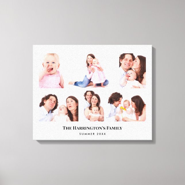 6 Abschnitte Minimalistische graue Rahmen für das  Leinwanddruck (Vorderseite)