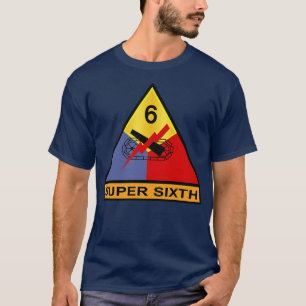 6. Armored Division Super Sixth, zwei TXT T-Shirt