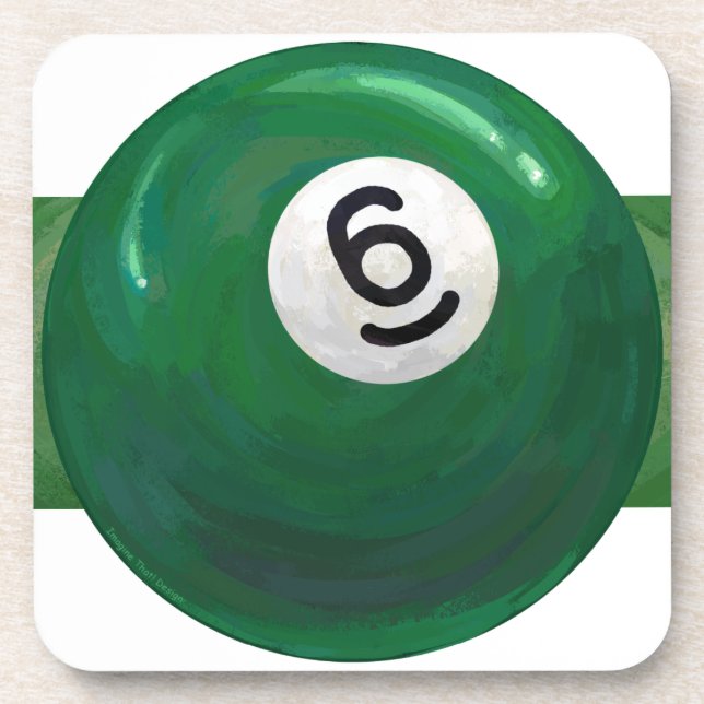 6 Ball Getränkeuntersetzer (Vorderseite)