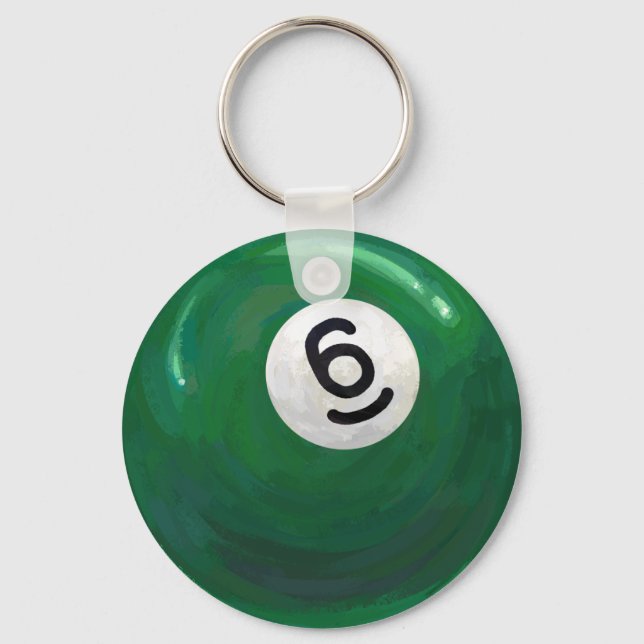 6 Ball Schlüsselanhänger (Vorderseite)