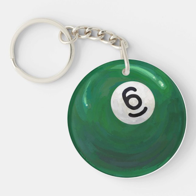 6 Ball Schlüsselanhänger (Vorderseite)