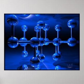 6 Bälle Abstrakt Poster