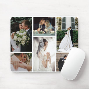 6 Benutzerdefinierte Foto Collage Favoriten Moment Mousepad
