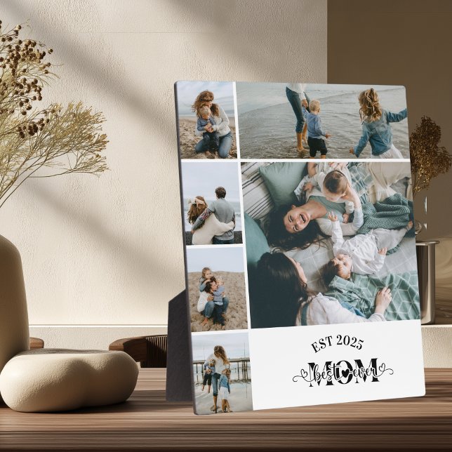 6 Benutzerdefinierte Fotocollage Beste Mutter über Fotoplatte (Von Creator hochgeladen)
