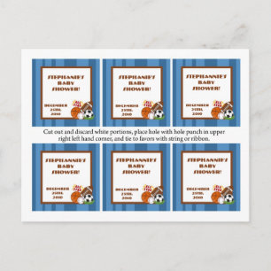 6 Bevorzugungs-Umbau-All-Star- Blau Einladungspostkarte