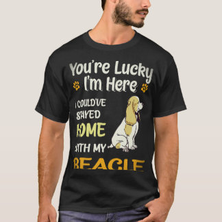 6 Blieb zu Hause mit meinem Beagle T-Shirt