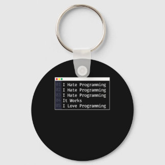 6 Bühnen des Debuggerprogrammierers Schlüsselanhänger