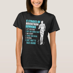 6 Bühnen Marathonlauf für die Sieger 6 T-Shirt