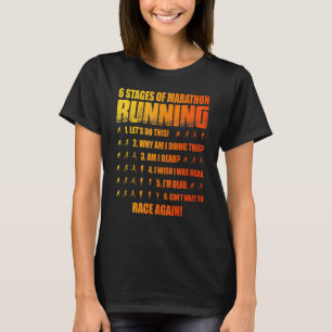 6 Bühnen Marathonlauf T-Shirt