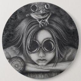6" Button Frosch Princess Steampunk Kunstspass
