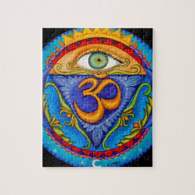 6. chakra, drittes Auge Puzzle (Vertikal)