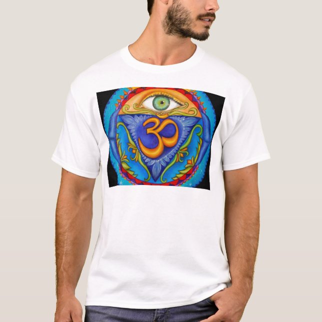 6. chakra, drittes Auge T-Shirt (Vorderseite)