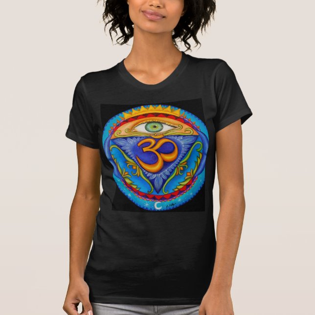 6. chakra, drittes Auge T-Shirt (Vorderseite)