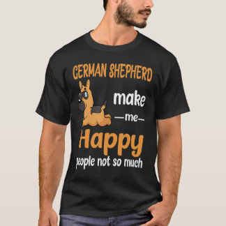 6 Deutsche Schäferhunde machen mich glücklich, Men T-Shirt