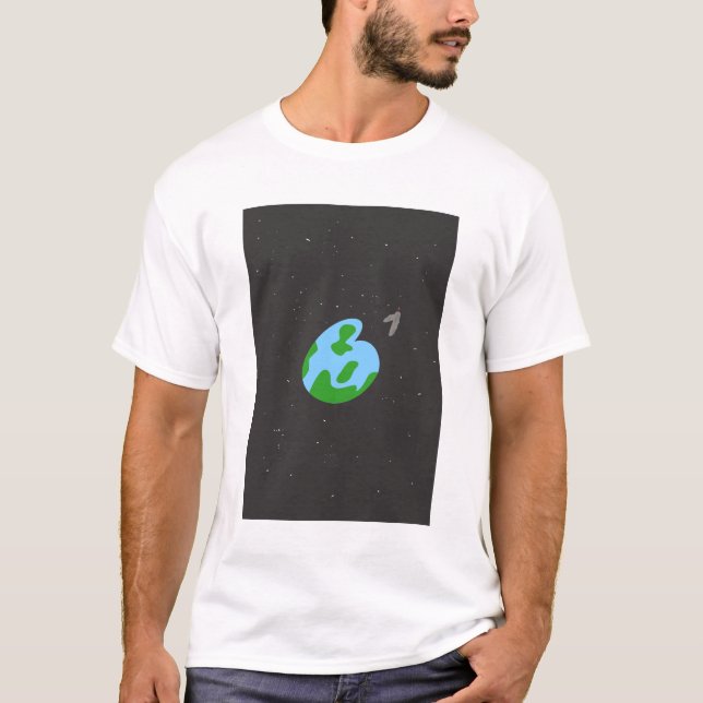 6 Erde 7 Mond T-Shirt (Vorderseite)