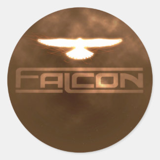 6 Falcon 3" Vinyl Stickers