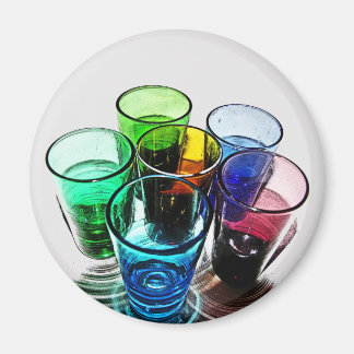 6 Farbige Cocktailbrille - Stil 16 Magnet