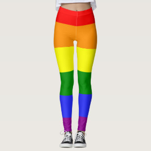 6 Farbtöne Flag-Regenbogen-LGBT Leggings